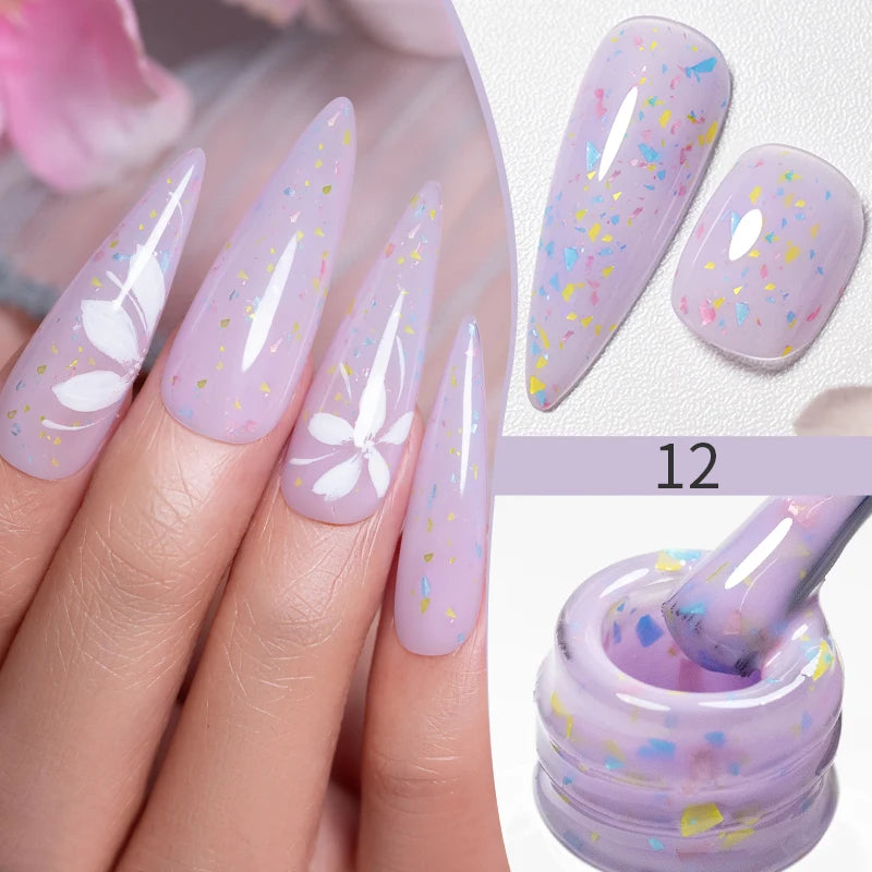 BrandName Chrome Mirror Effect Gel Polish - 5ml Golden Silvery Metallic Liner for Stunning French Nail Art
