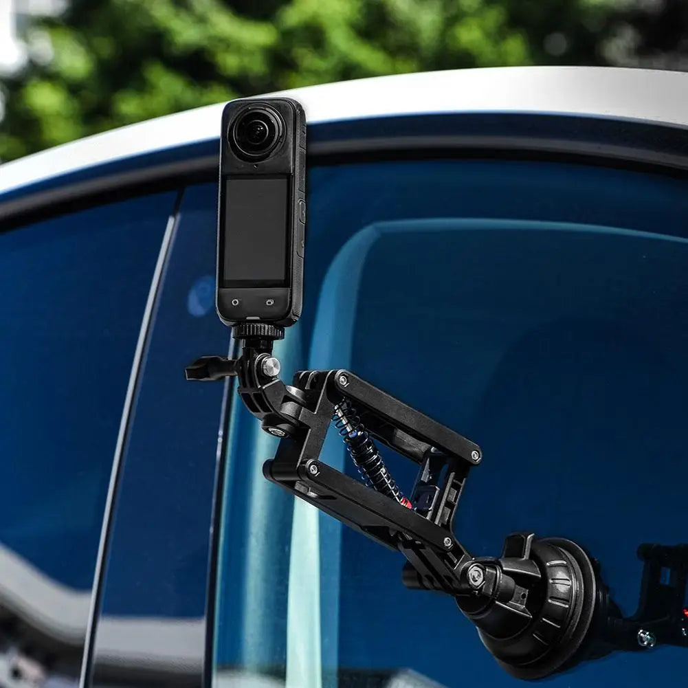 Camera Bracket Anti Shake Z-axis Holder Stabilizer For DJI OSMO Pocket 3/Insta360 X4 Camera Accessory Car Suction Cup Mount