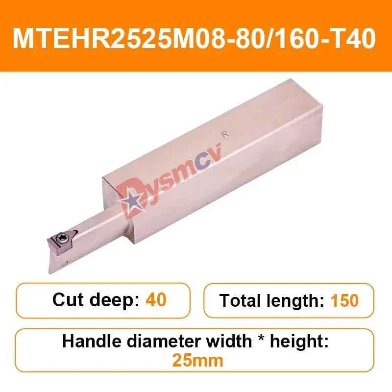 CNC Masters Premium Lathe Tool Holder | MTEHR MTEHL2525/2020/3232 | Deep Grooving & Large Cutting Precision