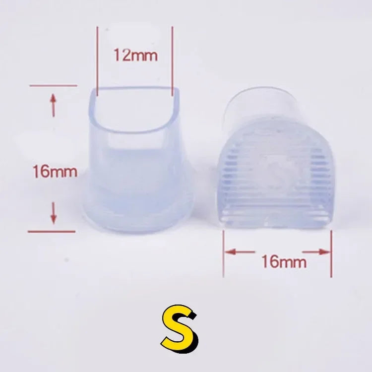 2/4/10/20Pcs Silicone Heel Protectors Stoppers Stiletto Dancing Covers Antislip High Heeler Bridal Wedding Shoes Accessories