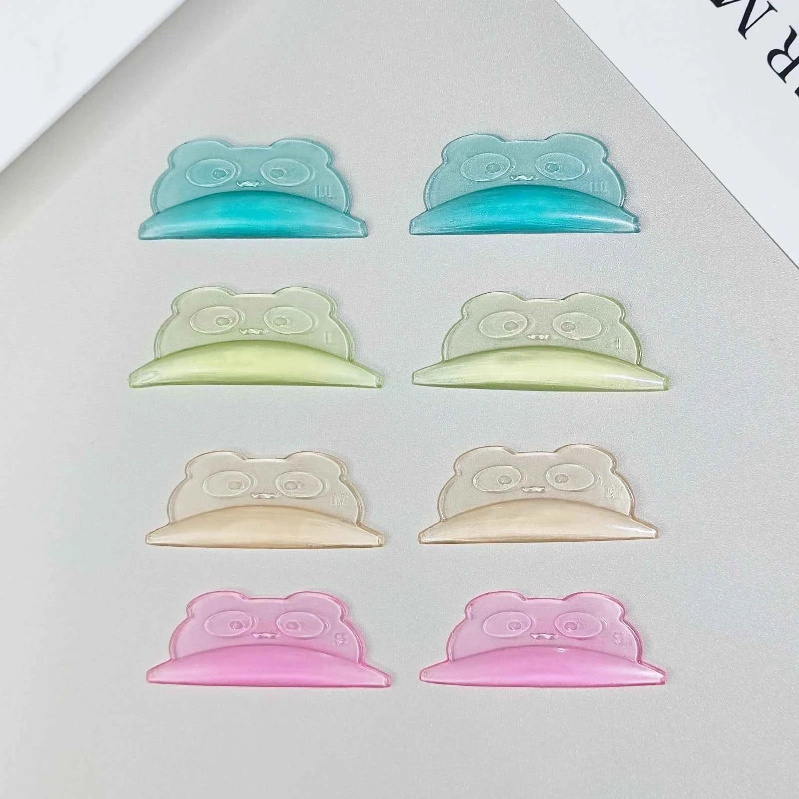 Libeauty U Curl Silicone Eyelash Perm Rods - 4 Pairs with Free Glue for Stunning 3D Lash Lifts
