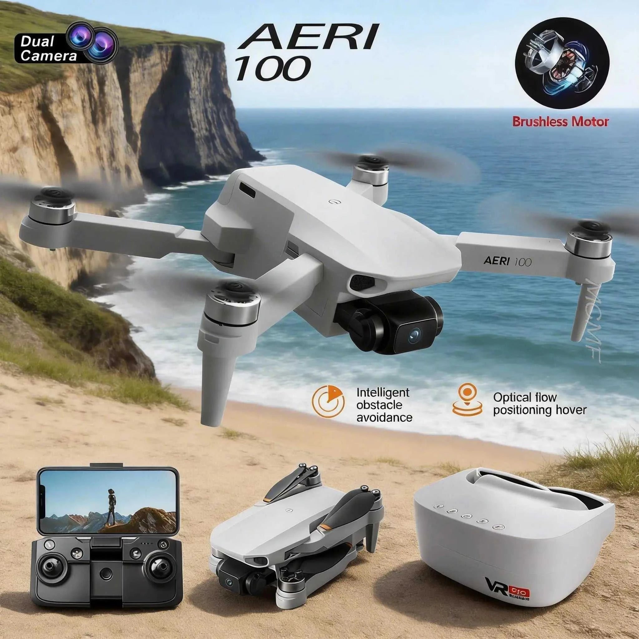 New Aeri100 Drone Professional HD Dual Camera WIFI FPV UAV Optical Flow Positioning RC VR Aerial Photography Quadcopter Fold Toy The jack market .AU The jack market .AU Drones $ 126 14:365458#Aeri100-VR-RC-Bag