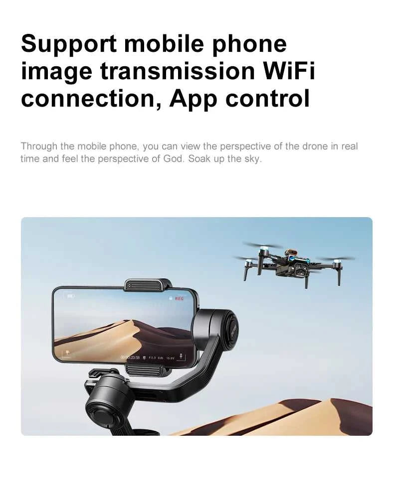 New D13 RC Drone 4K Professional HD Triple Camera 5G WIFI FPV Dron 360° Obstacle Avoidance Brushless Large Screen Quadcopter Toy The jack market .AU The jack market .AU Drones $ 128 14:29#D13-Screen Drone
