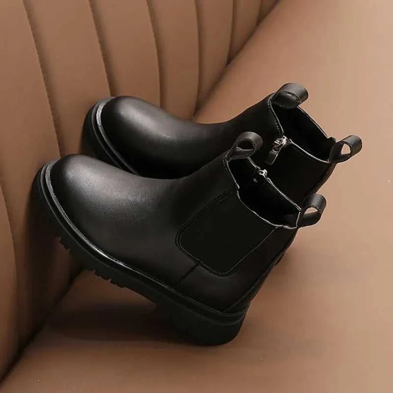 Size 27-37 Kids PU Leather Boot Warm Autumn Winter Children's Shoes Princess Girls Anti Slip Foot Warmer Snow Boots The jack market .AU The jack market .AU Mum & Kids: Essential Products for Every Family $ 43 14:365458#D-12Brown;200000124:150#27