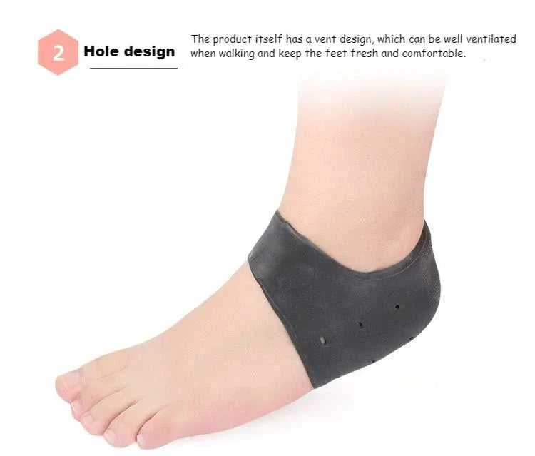 Gel Silicone Skin-Softening Silicone Heel Protectors Heel Cups Spurs Cracked Heel Sleeve Socks Feet Care Skin Repair Cushion New The jack market .AU The jack market .AU Step Up Your Style: Trendy Shoes for Every Occasion! $ 49 14:350853#No holes-Blue