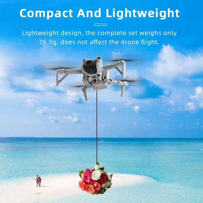 BRDRC Airdrop System for DJI Mini 4 Pro Drone Remote Thrower Casting Fish Bait/Giving Gifts/Emergency Rescue Drone Accessories The jack market .AU The jack market .AU Drones $ 79 14:200006151#Airdrop System