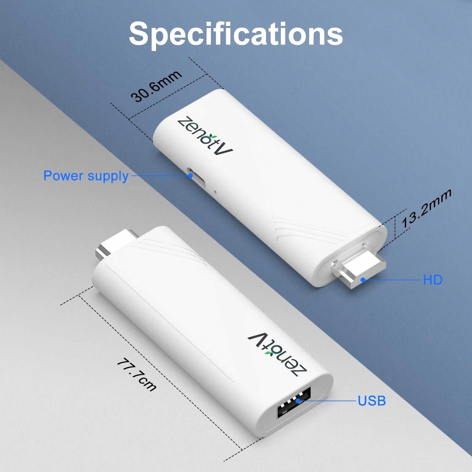 ZENOTV Android TV Stick Allwinner H313 4K 2.4G 5G Wifi 3D Voice Remote 16GB The jack market .AU The jack market .AU Accessories Electronics $ 81 14:193#2GB 8GB