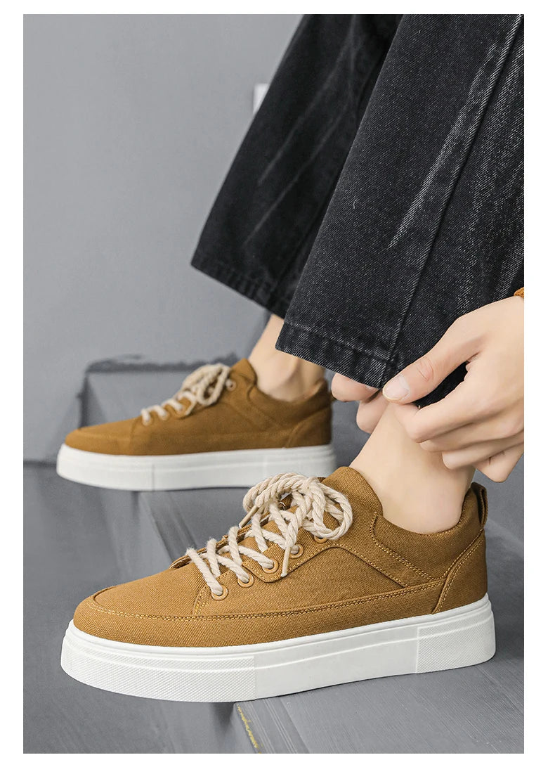 Men's shoes spring summer new styles men's niche design youth versatile casual shoes sports trendy shoes board shoes