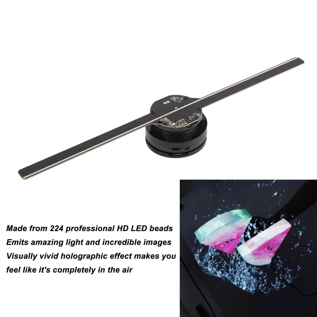 3D Hologram Fan 224 LED Light Beads High Resolution 3D Advertising Player for Business Store Shop Bar Holographic Projector Fan The jack market .AU The jack market .AU Accessories Electronics $ 98 14:350853#US