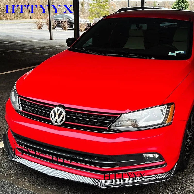 Car Front Bumper Splitter Lip Diffuser Body Kit Spoiler Guard Fit for Volkswagen JETTA 2015 2016 2017 2018
