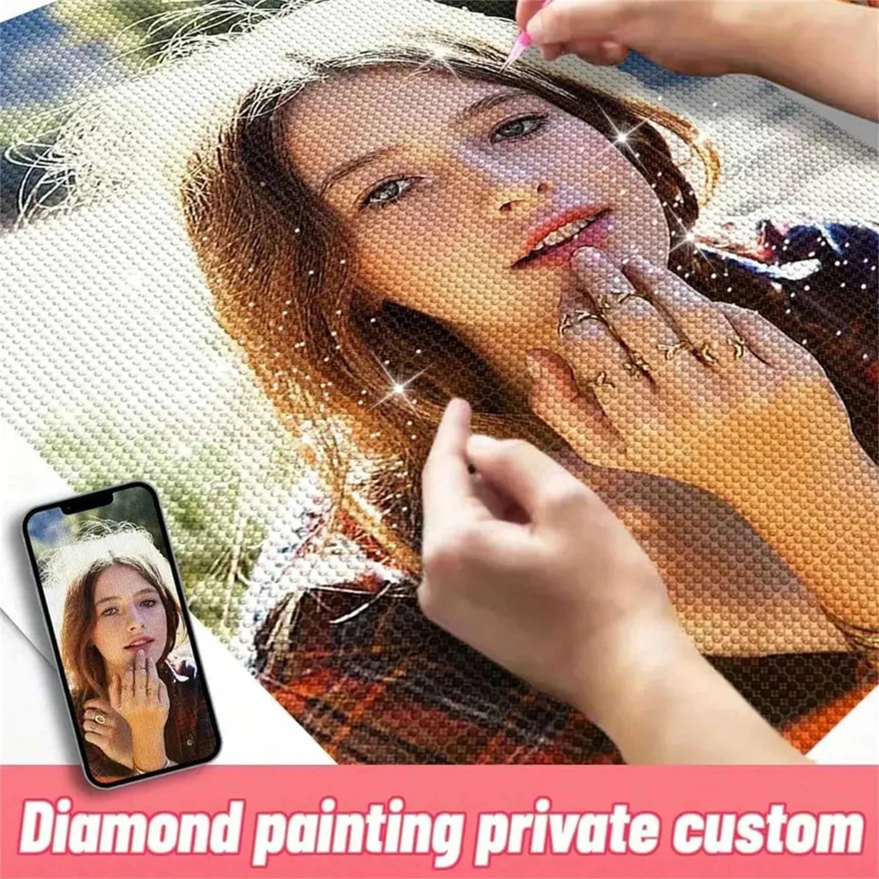 Custom Diamond Painting Service Upload Your Photo And We'll Create a Diamond Painting for You The jack market .AU The jack market .AU $ 24 14:10#Send your photos;5:201441336