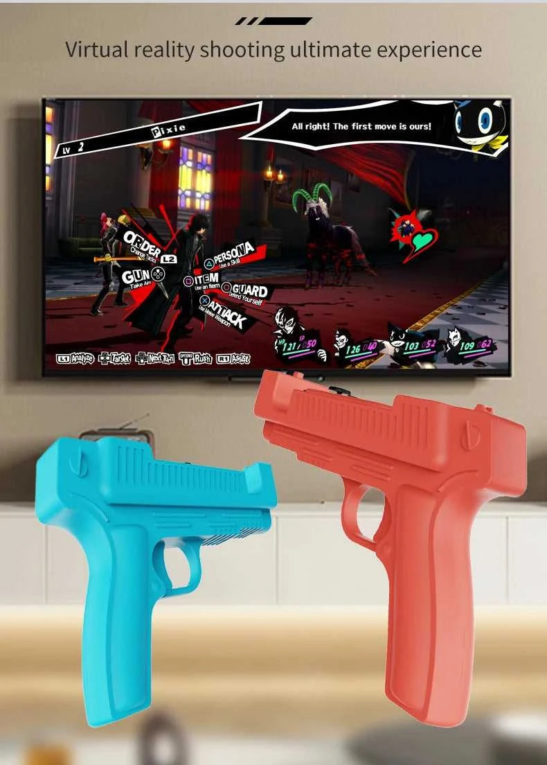 2PCS Shooting Gunstock Grip Game Gun Shape Handgrip for Switch/OLED Game Accessories Easy install Enhance interaction experience The jack market .AU The jack market .AU Accessories Electronics $ 63 14:10#Red Blue
