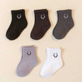 5 pairs Baby Cartoon Pattern & Solid Color Socks，happy face pattern kid's socks The jack market .AU The jack market .AU Mum & Kids: Essential Products for Every Family $ 24 14:193;5:200000298#3-5Y