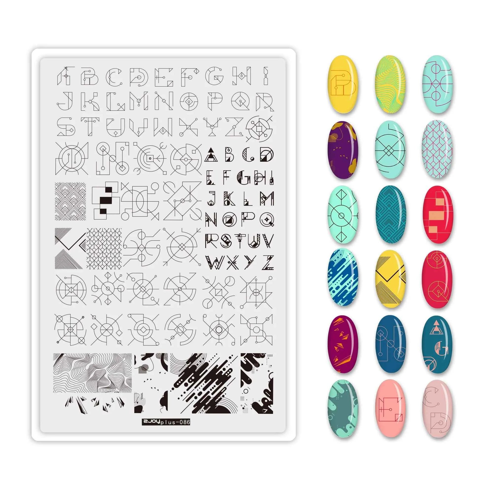 Maple Leaf Nail Stamping Plates - Stunning Autumn & Winter Leaf Designs for Unique Manicures