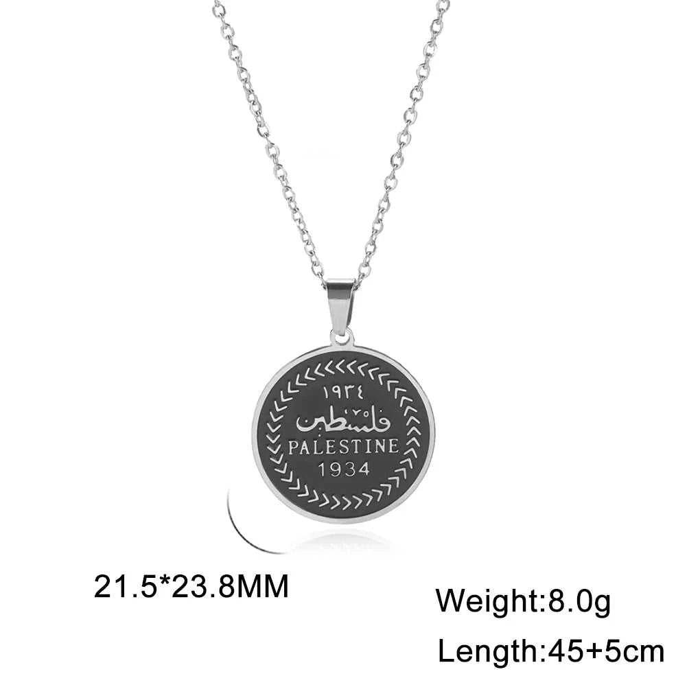 Cazador Vintage Palestine Women's Necklace Men Pendant Choker Necklace Mother Gift Stainless Steel Jewelry 2024 Wholesale The jack market .AU The jack market .AU Jewellery & Chains $ 48 200001034:2604813136#Rose Gold Color