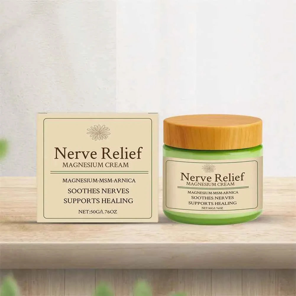 Magnesium Muscle Relaxing Cream - Deep Nourishing Relief for Daily Body Care and Soothing Massage