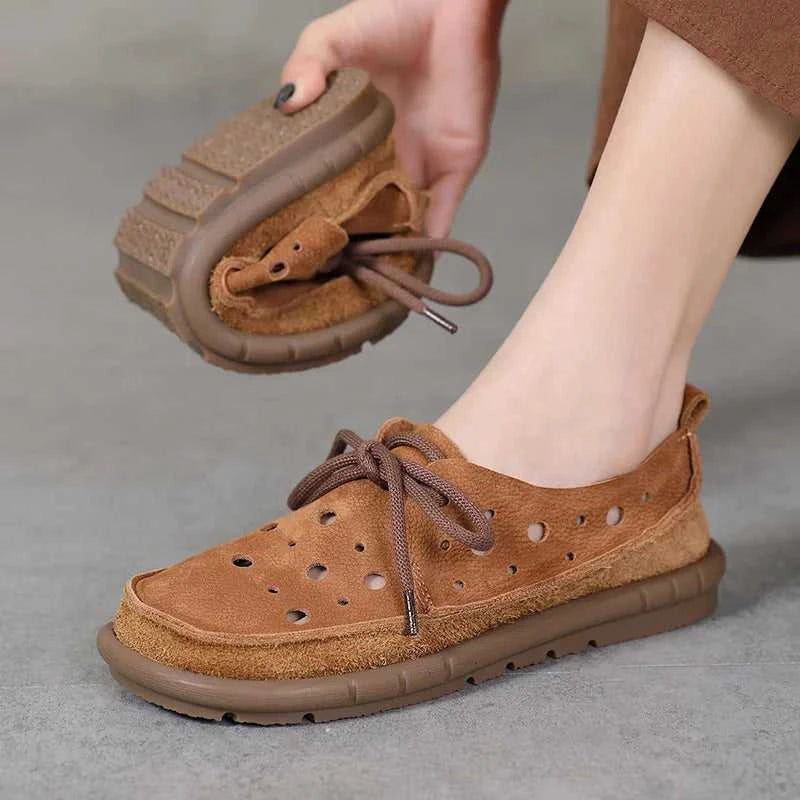 Careaymade-Summer top layer cowhide sandals,clown cute big toe shoes,hollow hole shoes,pure Handmade breathable casual shoes 34 The jack market .AU The jack market .AU Step Up Your Style: Trendy Shoes for Every Occasion! $ 112 14:29#Beige Elastic band;200000124:200000334