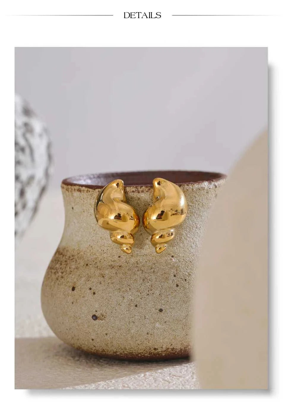 Yhpup Ocean Element Stainless Steel Metal Texture Conch Stud Earrings for Women Popular Summer Holiday Jewelry Bijoux Femme The jack market .AU The jack market .AU Jewellery & Chains $ 53 200001034:361181#YH5129A Platinum