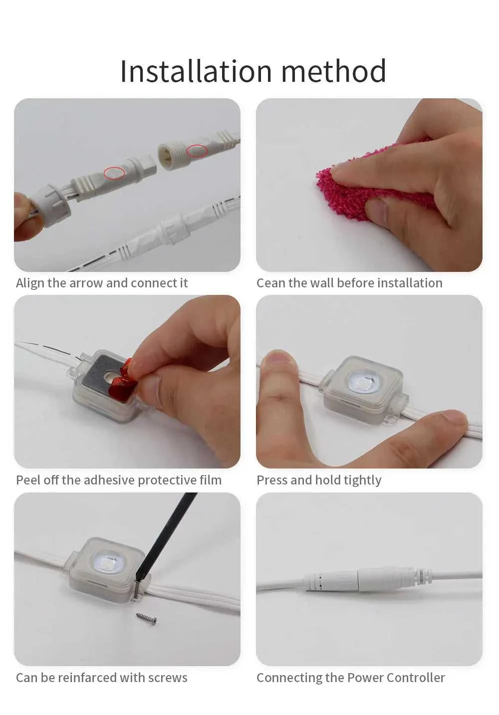 5054 16703IC(WS2811 WS2812B) Outdoor Eaves LED Light String Kit 2.4G BEL+WIFI Controller Work With Alexa Google Home Assistant The jack market .AU The jack market .AU Home $ 224 136:9131281595#Eaves LED Light;14:233220333#UK Plug;380:42061083#45m