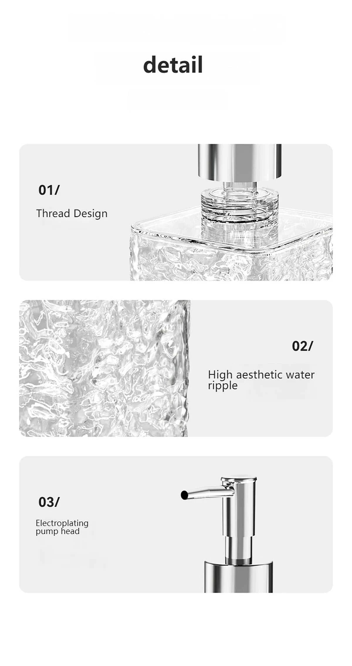Square/Round Liquid Soap Dispenser Plastic Push Bottle Leak-proof Design Kitchen Bathroom General Purpose The jack market .AU The jack market .AU Home $ 52 14:201527806#S-circle(gray)