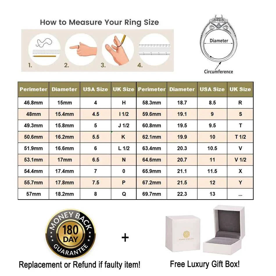 Newshe Genuine 925 Sterling Silver Romantic Rose Gold Guard Enhancer Rings for Engagement Cubic Zircon Wedding Band Jewelry The jack market .AU The jack market .AU Jewellery & Chains $ 116 200000369:200000289;200007763:201336100
