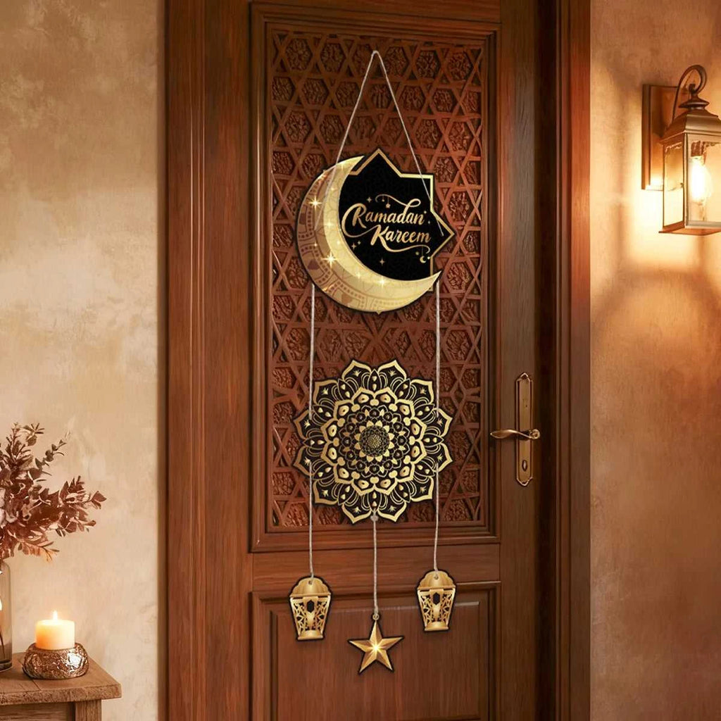 Eid Mubarak Door Hanging Flag Kareem Ramadan Decor for Home 2025 Ramadan Mubarak Islamic Muslim Party Decor Happy Eid Al Adha The jack market .AU The jack market .AU Home $ 20 14:202418806#paper door hanging 3