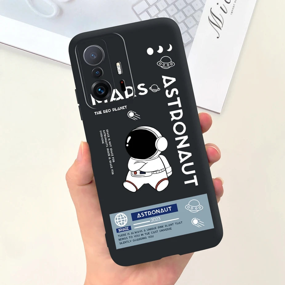 Xiaomi 11T Pro Case - Cute Cartoon Design, Soft Silicone Protection for Xiaomi Mi 11T Pro & 11TPro