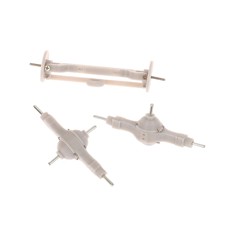 New  1/2/3Pcs 1/32 RC Car Front Middle Rear Bridge Modified Axle Parts DIY Part Metal Gear Accessories