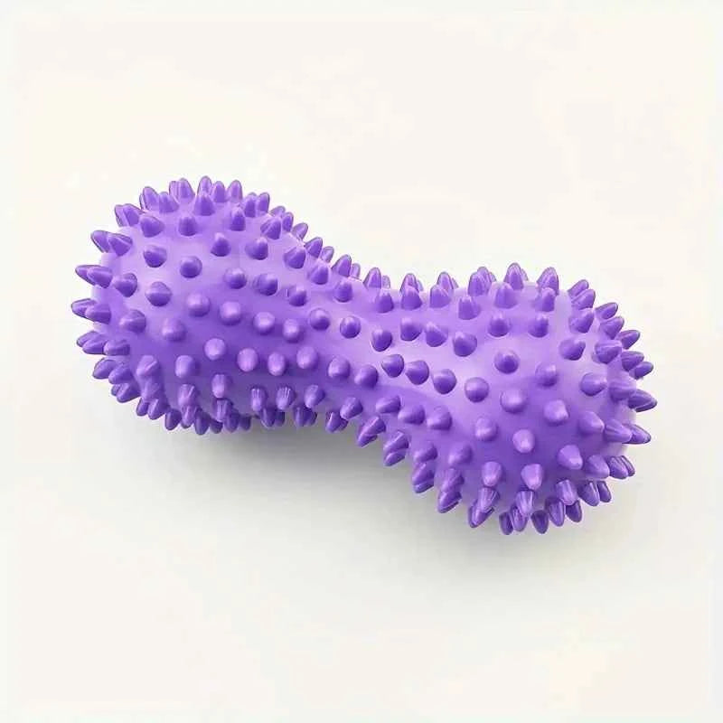 Peanut Massage Spiky Ball - Deep Tissue Roller for Foot, Neck, & Back Relief