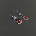 New moonstone retro earrings European and American fashion imitation Thai silver rainbow jewel ear hook jewelry The jack market .AU The jack market .AU Jewellery & Chains $ 47 200001034:10