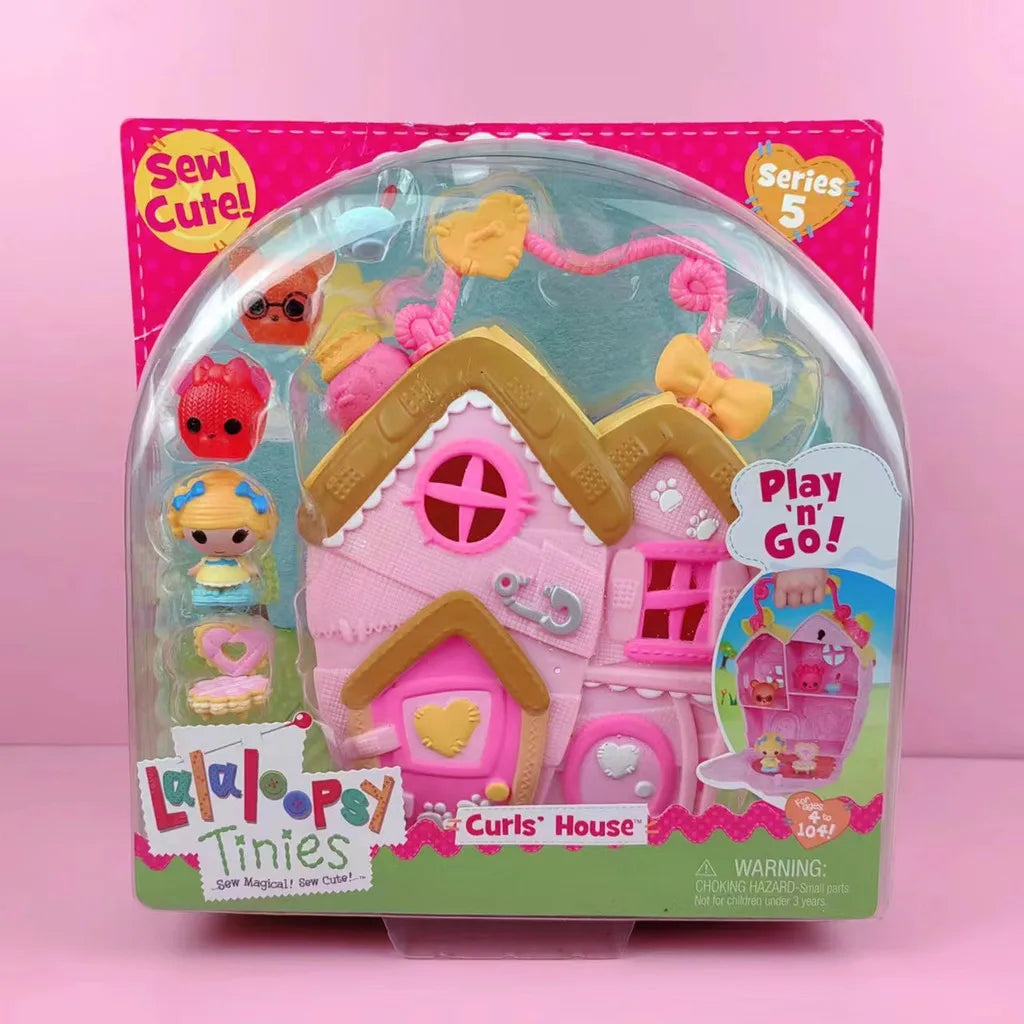 Lalaloopsy  Lele Angel thumb doll doll house scene children's toys