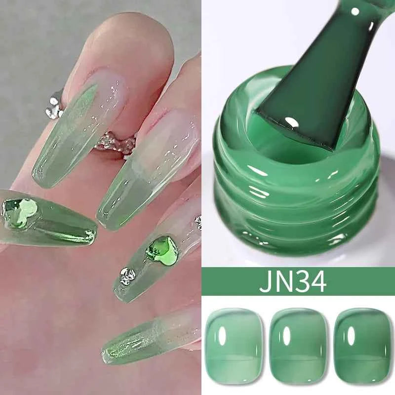 BORN PRETTY Neon Red Gel Nail Polish Yellow Green Summer Color Semi Permanent Varnish 10ml Soak Off UV LED Nail Art Manicure