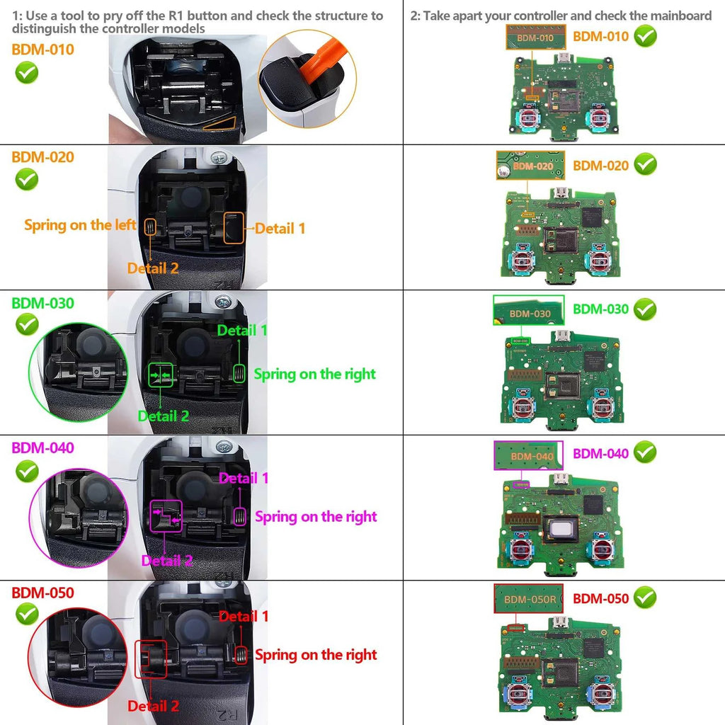eXtremeRate Drifix Thumbsticks Drift Fix Repair Kit for ps5 Controller, Custom Analog Stick Joystick Regulator Circuit Board The jack market .AU The jack market .AU Accessories Electronics $ 66 14:4#Drifix Thumbsticks;200007763:201336100