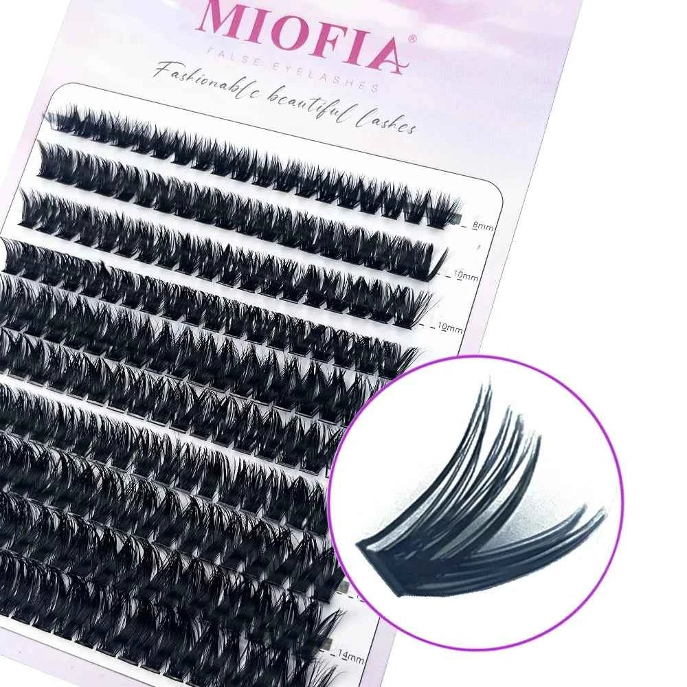 Mink False Eyelashes by [Brand Name] - 3D Volume Cluster Lashes, 30D-80D, Natural Look, Perfect for Stunning Makeup