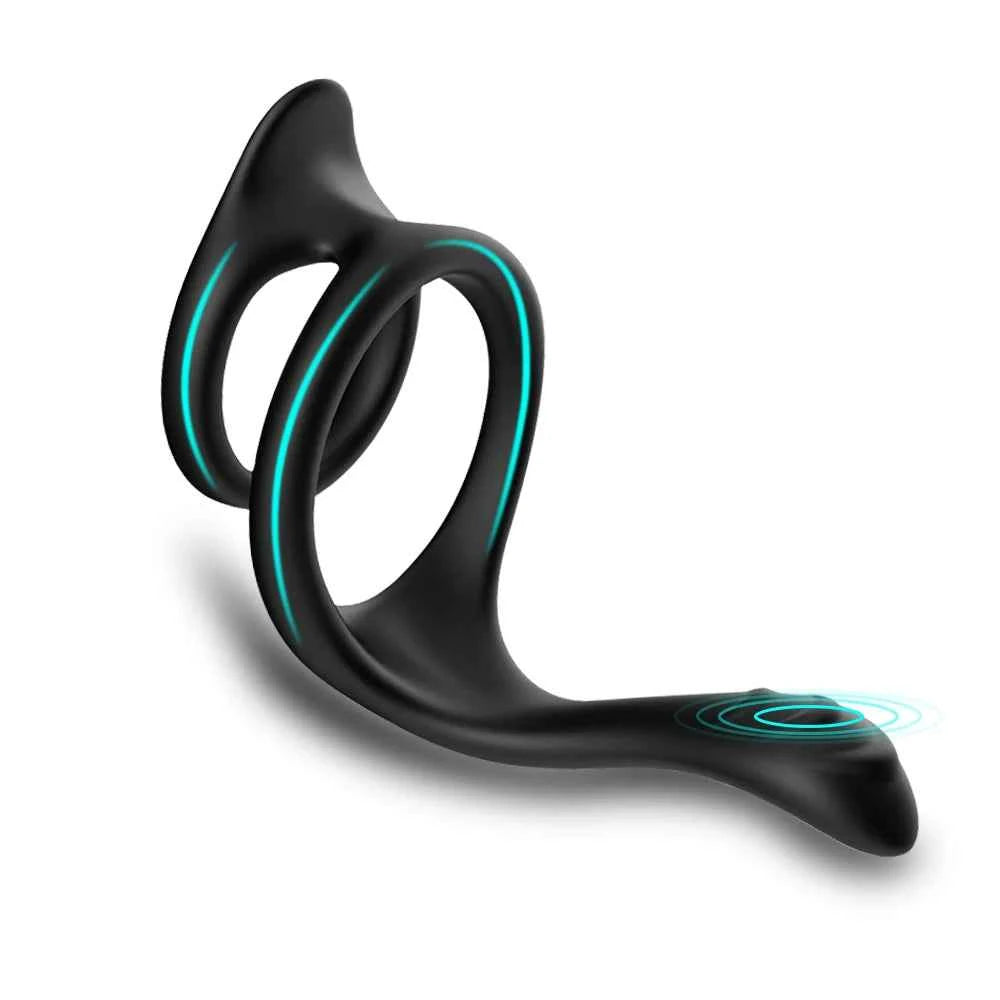 Silicone Cockring Sleeve for Enhanced Pleasure & Delayed Ejaculation - Perfect for Couples