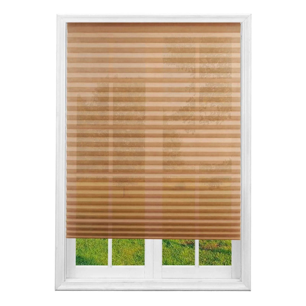 Blind for Window Self Adhesive Pleated Blinds Cordless No Drill Fabric Shutter Room Darkening Shades Blackout Shutters The jack market .AU The jack market .AU Home $ 53 14:496#Black Full blackout