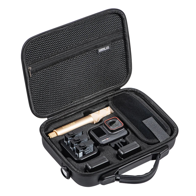 STARTRC Storage Shoulder Bag Case for Insta360 ACE Pro 2 Camera Accessories Waterproof PU Case Silicone Body Cover Glass films