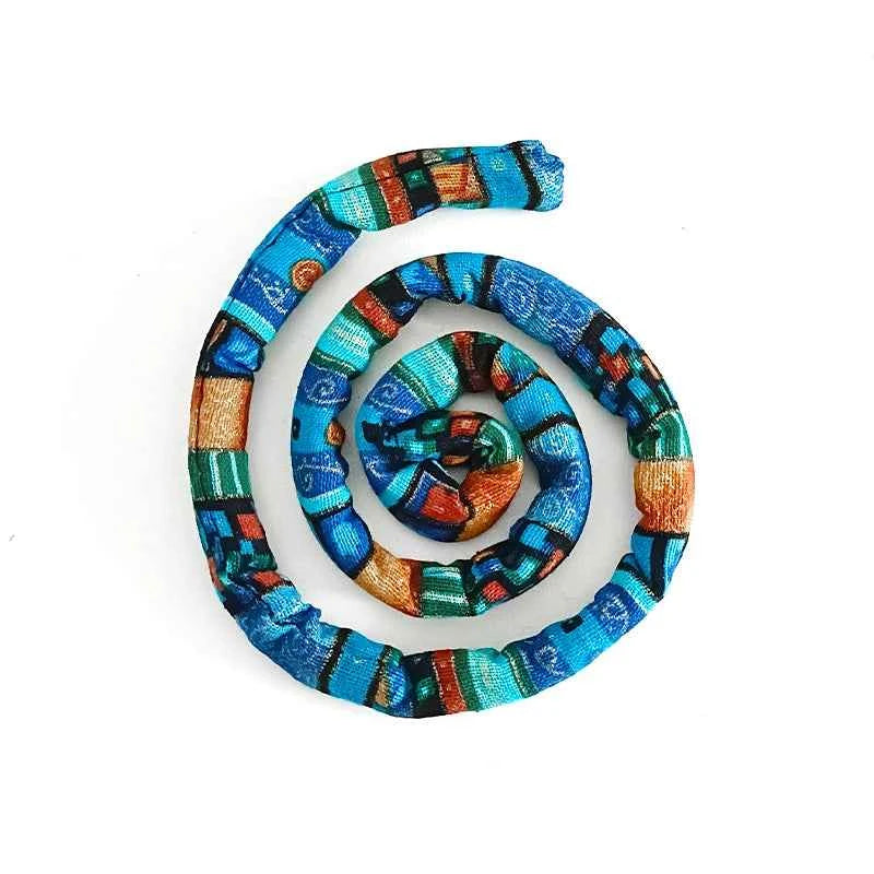 Colorful Dreadlocks Ponytail Hairpin - Bendable Ethnic Style Hair Bands for Creative Hair Styling