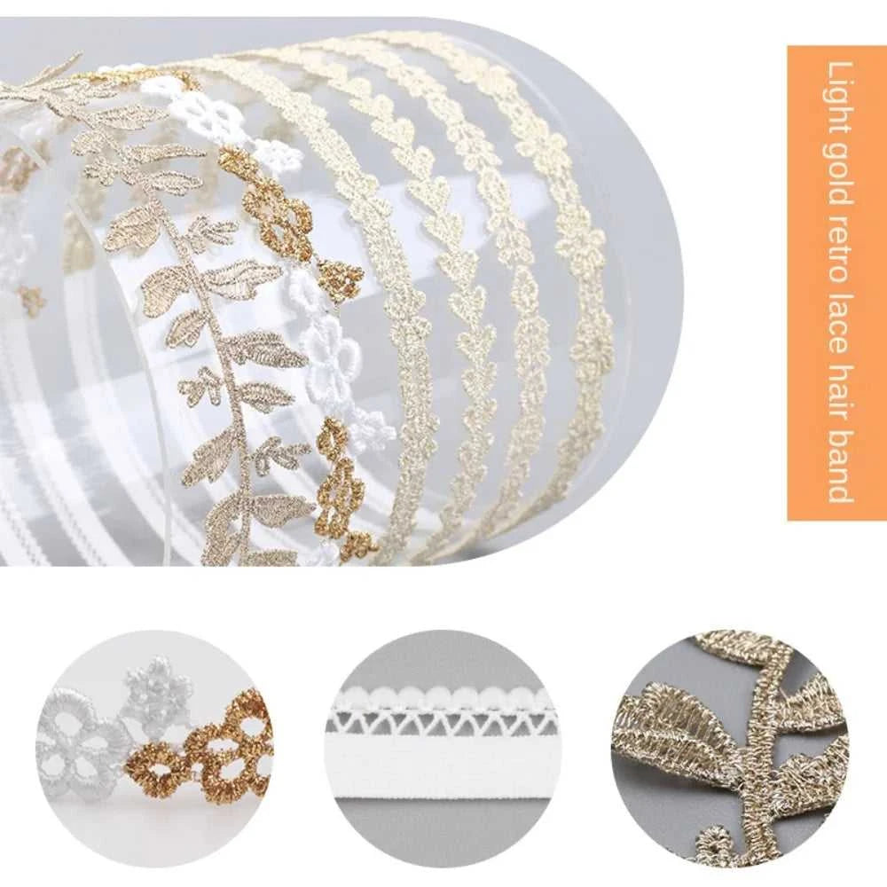 Cute Lace Headband Soft Newborn Elastic Turban Korean Princess Gold Hairband Skin Friendly Sweet Baby Headband Photography Prop The jack market .AU The jack market .AU Mum & Kids: Essential Products for Every Family $ 21 14:691#E