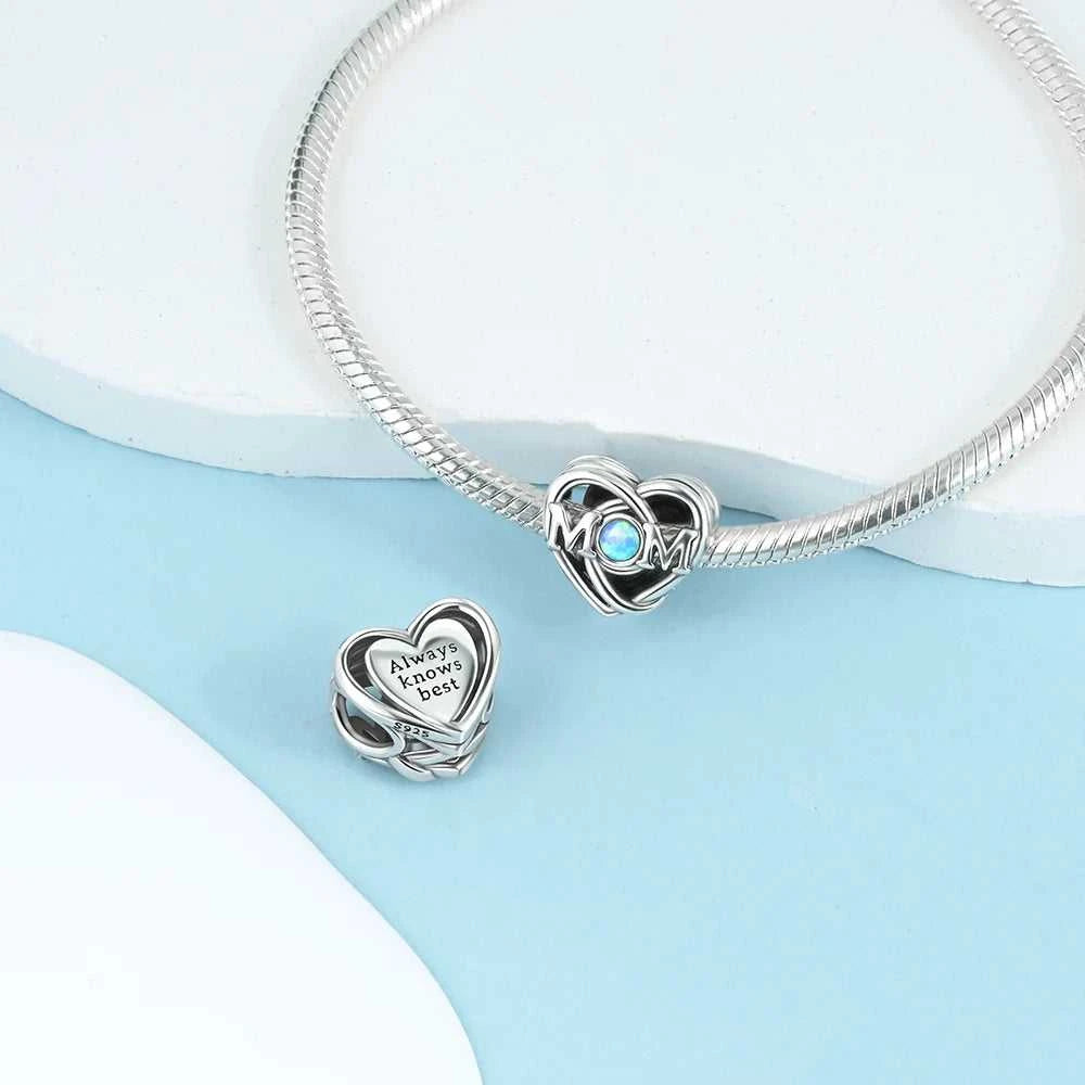 1 Pcs 925 Sterling Silver Family Jewelry Mother And Daughter Diy Pendant, Suitable For Women's Bracelets DIY Making jewelry The jack market .AU The jack market .AU Jewellery & Chains $ 50 14:202619806#S925