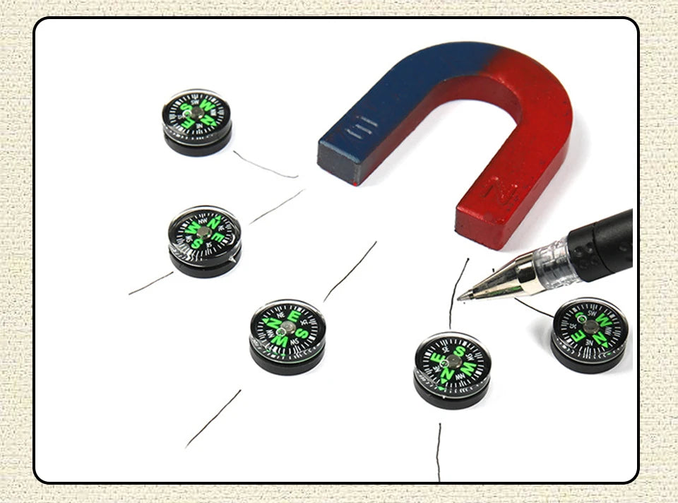 Science Magnet Set Basic Physics Principles Bar Ring Horseshoe Compass Children Educational Experiment Tools