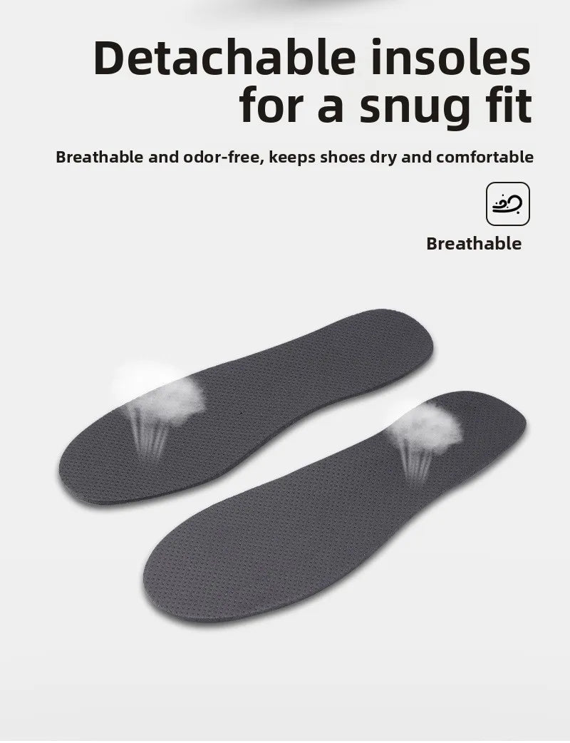 Men's Fleece Lined Tied Mouth Waterproof Outdoor Rain Boots Anti-slip Kitchen Work Rubber Shoes Warm Booties Plastic Material