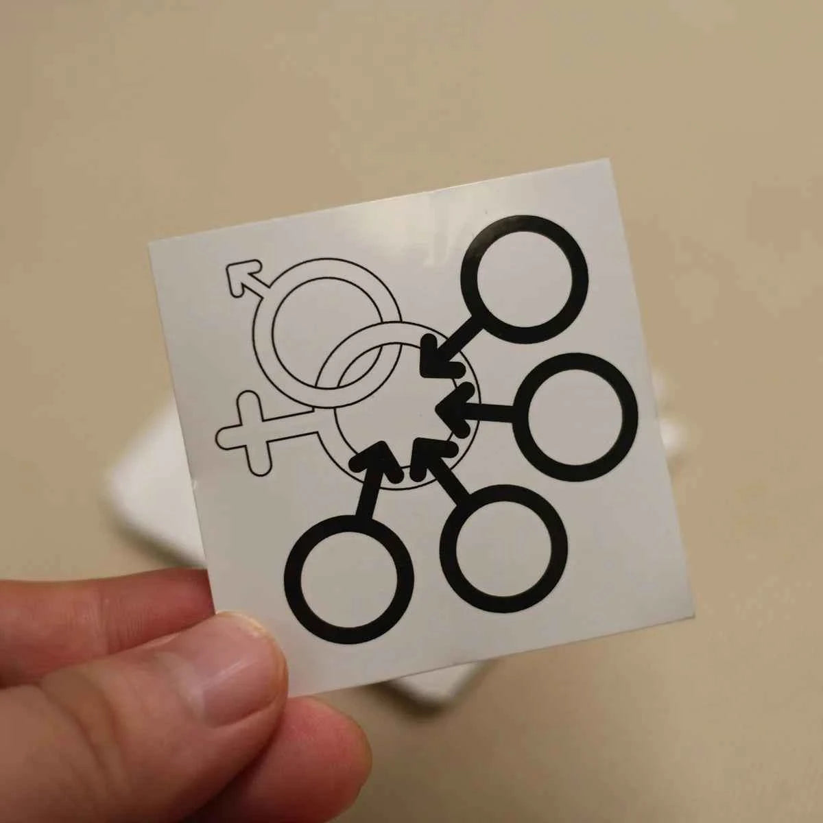 cuckold symbol temporary-tattoo,adult waterproof sticker