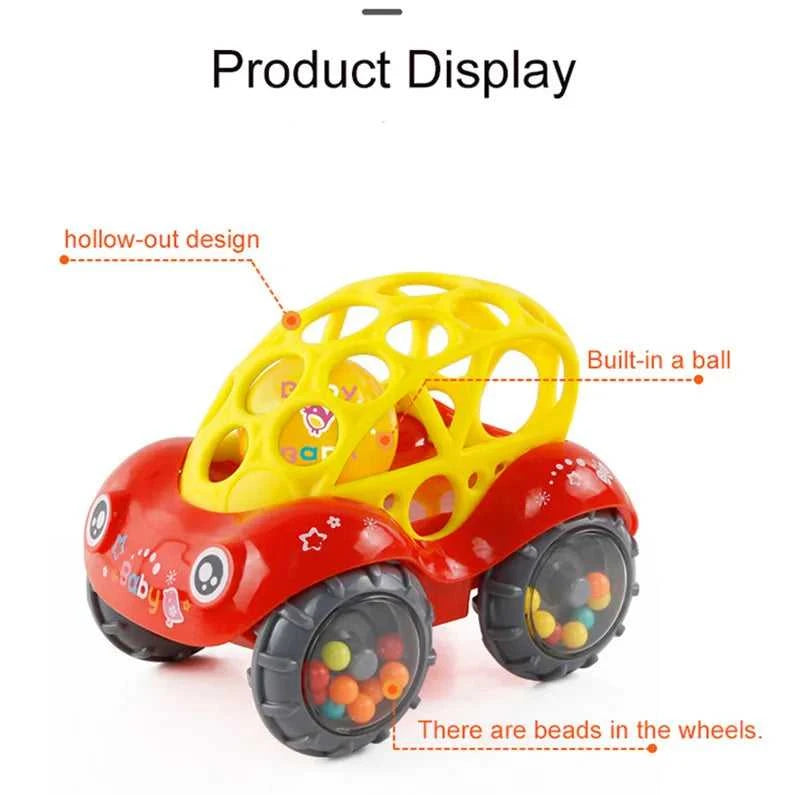 Baby Car Toys for 6 12 Months Friction Car Infant Soft Rubber Inertial Push and Go Vehicles Roll Car Hand Rattle Gift for Kids The jack market .AU The jack market .AU Little Wonders $ 49 14:350852#Taxi