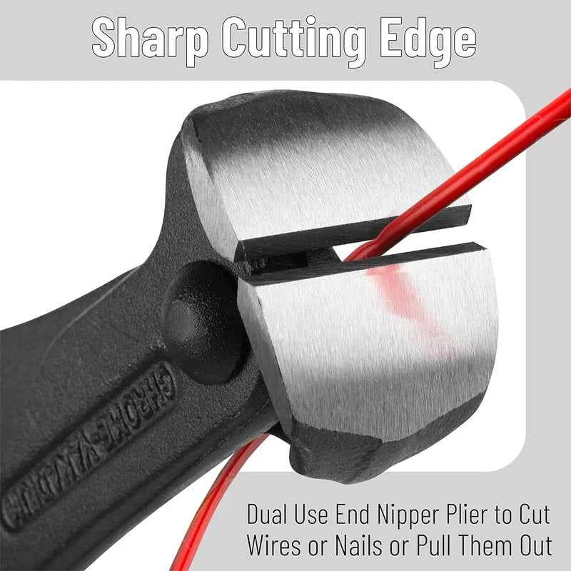 Walnut Nail Puller Pliers - Heavy-Duty Steel for Effortless Cutting & Pulling