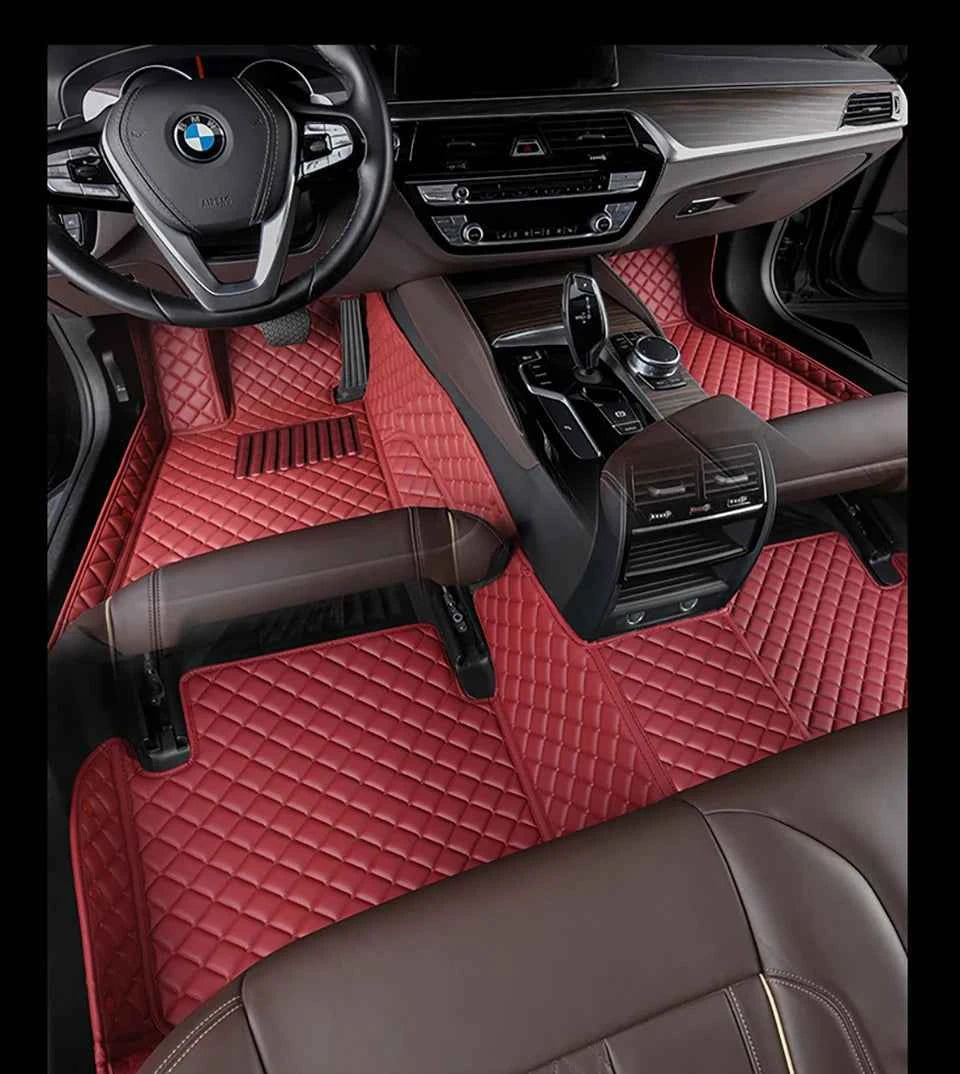 Car Floor Mat For Volvo V70 Xc60 V60 Xc90 S90 S60 V40 C30 C70 S80 V90 Xc40 Xc70 High Quality Leather Foot Pad Auto Accessories