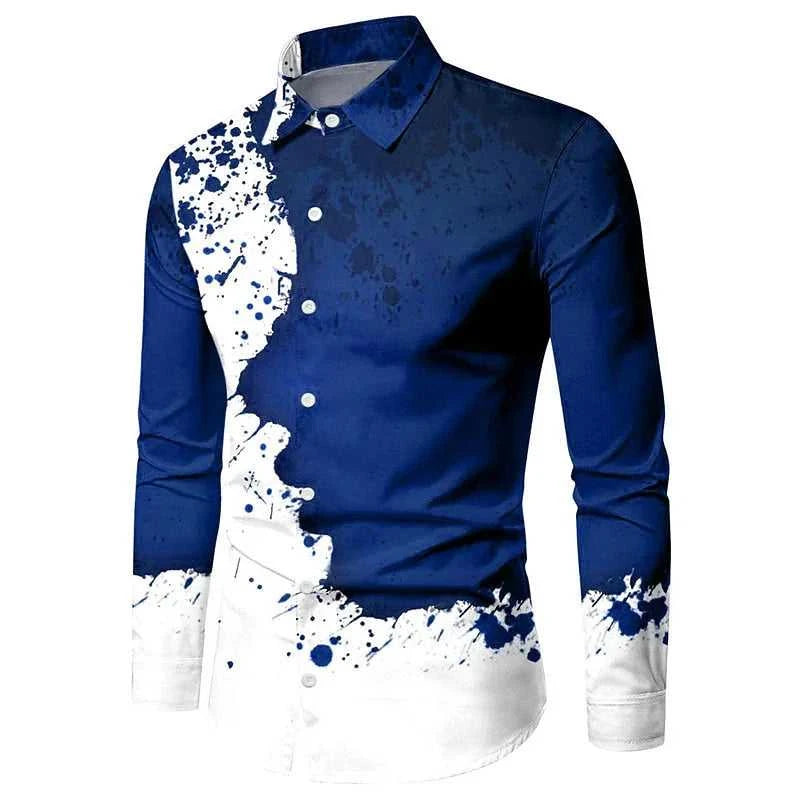 Fashionable Men's Shirt Splash Ink Stripe Designer Design Casual Outdoor Lapel Luxury Party Tops Soft Comfortable New Style The jack market .AU The jack market .AU Men Fashion $ 45 14:350850#AE335;5:200000991