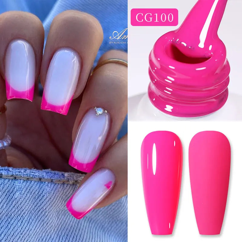BORN PRETTY Neon Red Gel Nail Polish Yellow Green Summer Color Semi Permanent Varnish 10ml Soak Off UV LED Nail Art Manicure