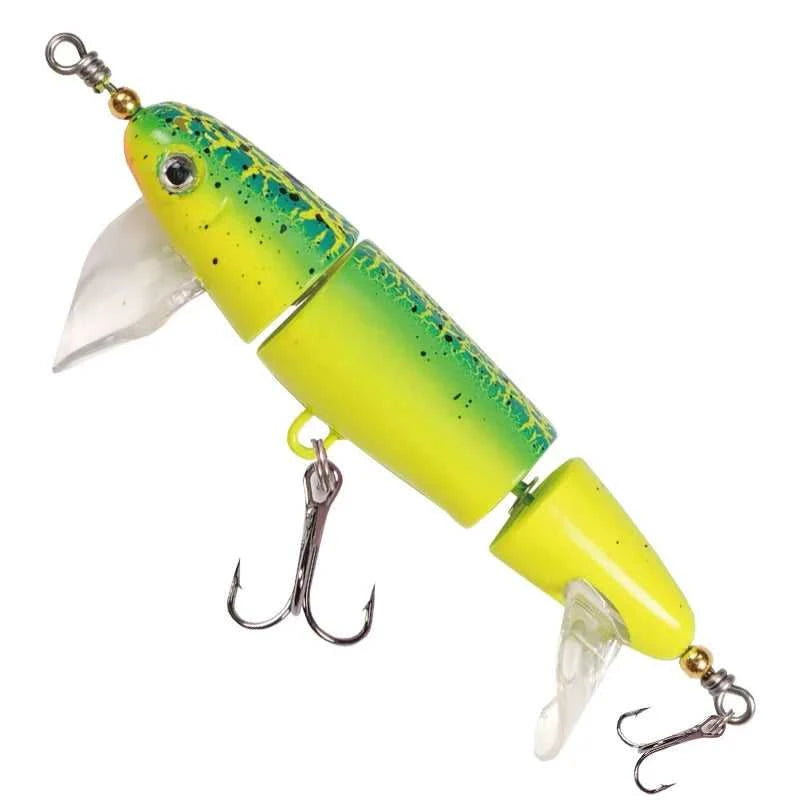Top Water 3-Section Fishing Lures Sea Bass Crankbaits Minnow Whopper Freshwater Saltwater Floating Lure for Catfish Pike Teaser The jack market .AU The jack market .AU Fishing Gear $ 27 14:200006152#Light Green;5:8022#14g 115mm