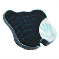 Premium Car Seat Cushion for Enhanced Comfort - Polyurethane Wedge-Shaped Memory Foam Design, Relieves Sciatica and Coccyx Pain